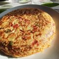 El cooksnap de Aida Cocina cuando hizo Tortilla de patatas con pimientos.