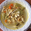 El cooksnap de mi cuando hizo Caldo de pollo sopa y verduras.