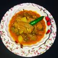 @shipra verma का कुकस्नैप जब उन्होंने आलू बैंगन की सब्जी (aloo baingan ki sabzi recipe in Hindi) बनाया था।