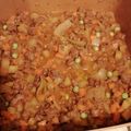 El cooksnap de Elisa Rouse cuando hizo Picadillo de soya.
