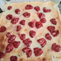 El cooksnap de Elena cuando hizo Kuchen de frambuesa.