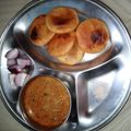 Rishu का कुकस्नैप जब उन्होंने सत्तू की कचौरी (Sattu ki kachodi recipe in Hindi) बनाया था।