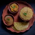 Madhumita Bishnu's cooksnap of when they made Moong Dal Khichdi.