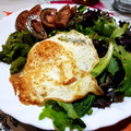 El cooksnap de Sarandonga cuando hizo Ensalada templada de espárragos verdes y huevo a la plancha.