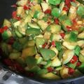 El cooksnap de Julieta M. cuando hizo Zapallitos revueltos.