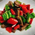 姚佩妘 的 【牛轉乾坤】雙椒炒牛肉 cooksnap
