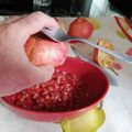 El cooksnap de Diego Infante cuando hizo Truco de Cocina : Cómo pelar una granada fácil. Truco 1.