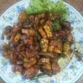 Cooksnap Pak Din Ckt semasa beliau membuat Sambal tempe tauhu basah.