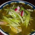 El cooksnap de anarn24 cuando hizo Pozole verde de pollo con Maíz.