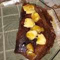 El cooksnap de Vero Ibarra cuando hizo Panqueque de avena y cacao 🥞.