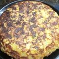 El cooksnap de Karina Correa cuando hizo Tortilla de papas fácil.