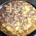 El cooksnap de Karina Correa cuando hizo Tortilla de papas fácil.