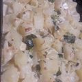 El cooksnap de Consuelo Rodriguez cuando hizo Merluza al roquefort con verdeo.