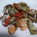 El cooksnap de 67yuki cuando hizo Alcachofas con langostinos y almejas.