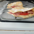 El cooksnap de Vicky Campos cuando hizo Sándwich con “pan de avena”.