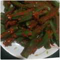 Vyas Ekta 's cooksnap of when they made ભરેલાં ભીંડા (Bharela Bhinda Recipe In Gujarati).
