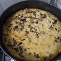 El cooksnap de alejandra cuando hizo Quiche de champiñones y palmitos.