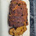 El cooksnap de Ricardo cuando hizo Budín fit de banana y naranja.