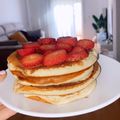 El cooksnap de Cristina Cerezo cuando hizo Pancakes (tortitas americanas).