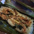 Cooksnap dari Ichadhi untuk resep Nasi bakar ayam suwir kemangi