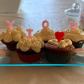 El cooksnap de Magdalena Bergas cuando hizo Cupcake red velvet.