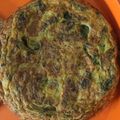 El cooksnap de anabel cuando hizo Tortilla de espinacas y mejillones.