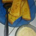 Cooksnap dari Fitrie Mbun untuk resep Garlic bread ala pizza hut simple