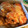 El cooksnap de Pilar cuando hizo Berenjenas asadas con patatas y cebollas con crema rosada de tomate.