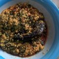 Alowooja Lola's cooksnap of when they made Melon soup and yellow Eba.