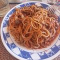 El cooksnap de Domingo cuando hizo Espaguetis con sardinas en conserva y atún.