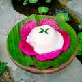 Cooksnap dari Widjie Astuti untuk resep Dragon fruit sticky rice / ketan buah naga