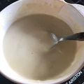 El cooksnap de Cande Piazza cuando hizo Salsa blanca.