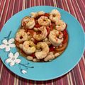 El cooksnap de Ana Muñoz cuando hizo Ensalada de alubias blancas y langostinos.