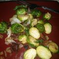 Brian's cooksnap of when they made Bacon Roasted Brussel Sprouts.