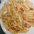 Lőrincz Éva Cooksnap-ja, amikor elkészítette a(z) Cukkinis-paradicsomos tészta (vega) receptet.