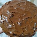 El cooksnap de Mónica cuando hizo Torta de chocolate de la película Matilda.