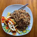 El cooksnap de Juan Diego Corella Vega cuando hizo Arroz chino tipo cantones.