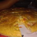 El cooksnap de Flavia Viera cuando hizo Masa licuada para torta de fiambre.