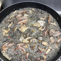 El cooksnap de Blas cuando hizo Arroz Negro con Calamar.