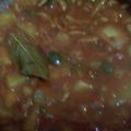 El cooksnap de Mery cuando hizo Estofado de patatas y calamares.