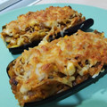 El cooksnap de Carmela cuando hizo Berenjenas rellenas de atún y huevo.