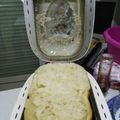 El cooksnap de Olga Serra cuando hizo Pan de molde en panificadora.