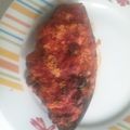 El cooksnap de Carlos Juanatey cuando hizo Berenjenas con atún y tomate al horno.