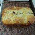 El cooksnap de Maria Jesus Ferrari Marisù cuando hizo Brioche de queso con arándanos en panificadora.