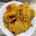 Sommy's cooksnap of when they made Porriage yam and potatoes.