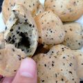 Cooksnap của Phạm Hồng Nhung khi họ làm theo món Bánh mì mè đen Hàn Xẻng