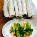 Kim Ngân's cooksnap of when they made Nem cuốn(Gỏi cuốn).