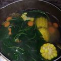 Cooksnap dari Hana Septiani untuk resep Sayur Bening bayam jagung wortel
