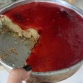 El cooksnap de Micaela Graciette cuando hizo Cheesecake frío de salsa de frutillas.