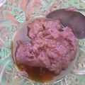 Cooksnap dari Juni Esti Siregar untuk resep Bubur Sumsum Ubi Ungu saus Kurma (Mpasi 9 bulan +)